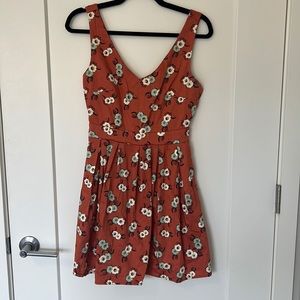 ModCloth Pink Floral Dress
